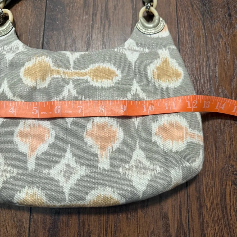 Coach Kristin Op Art Ikat Hobo Bag